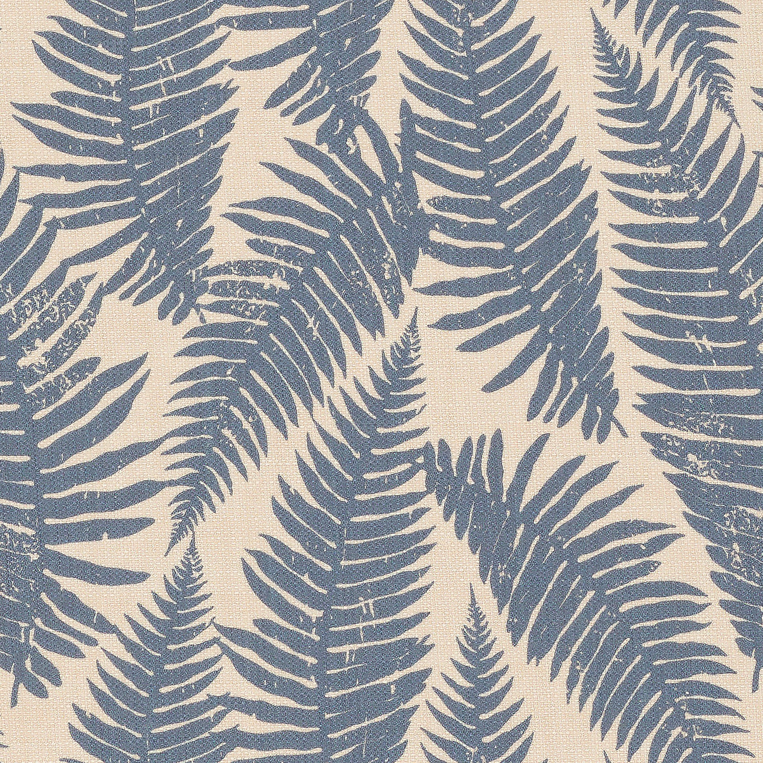 Linen Fern Duck Egg Blue