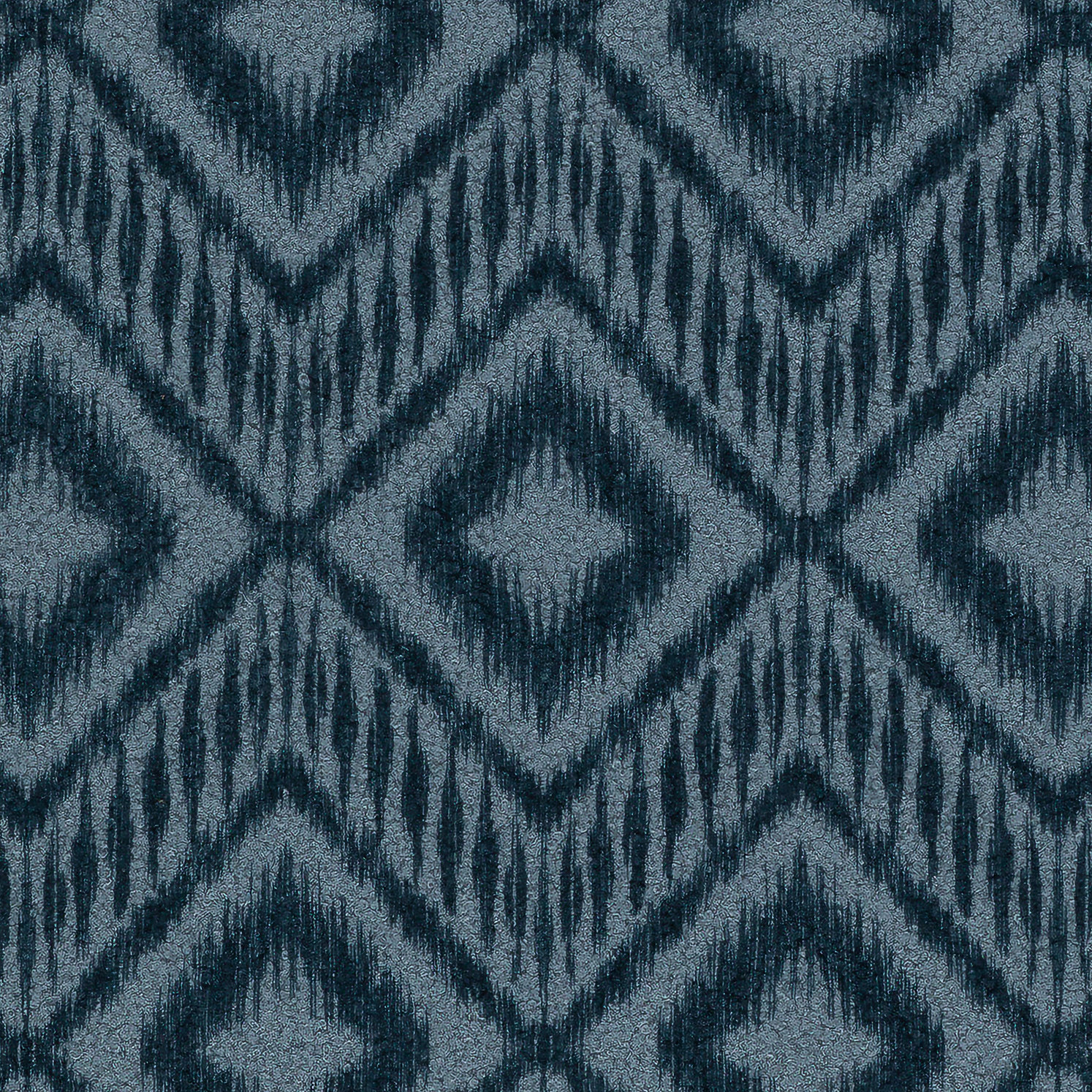 Teddy Teal Ikat Chevron