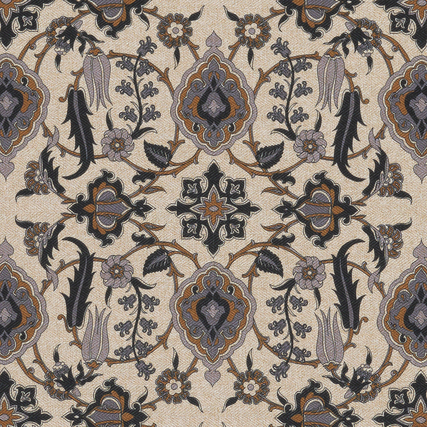 Tweed Black Grey Oriental