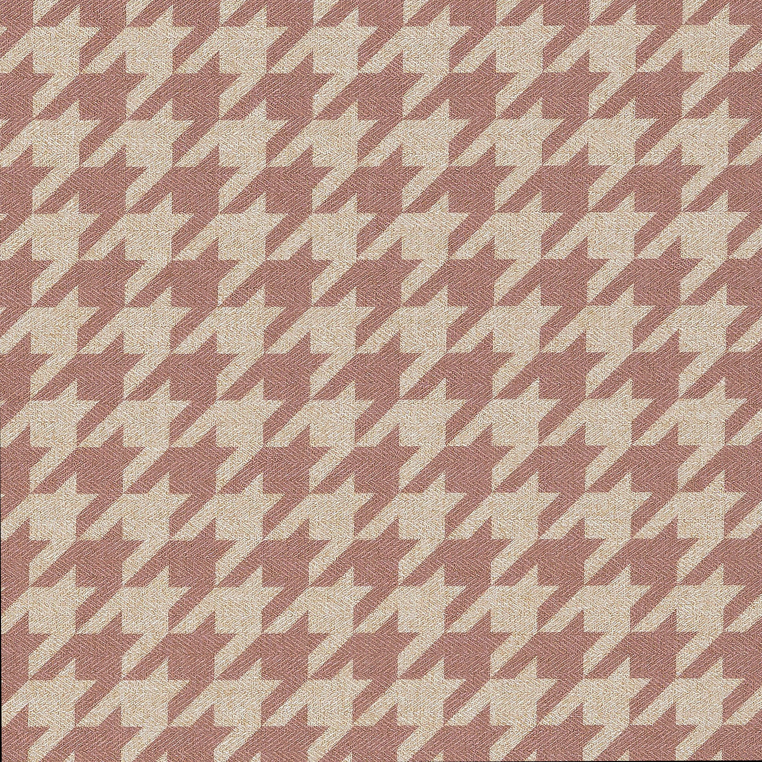 Tweed Blush Pink Houndstooth