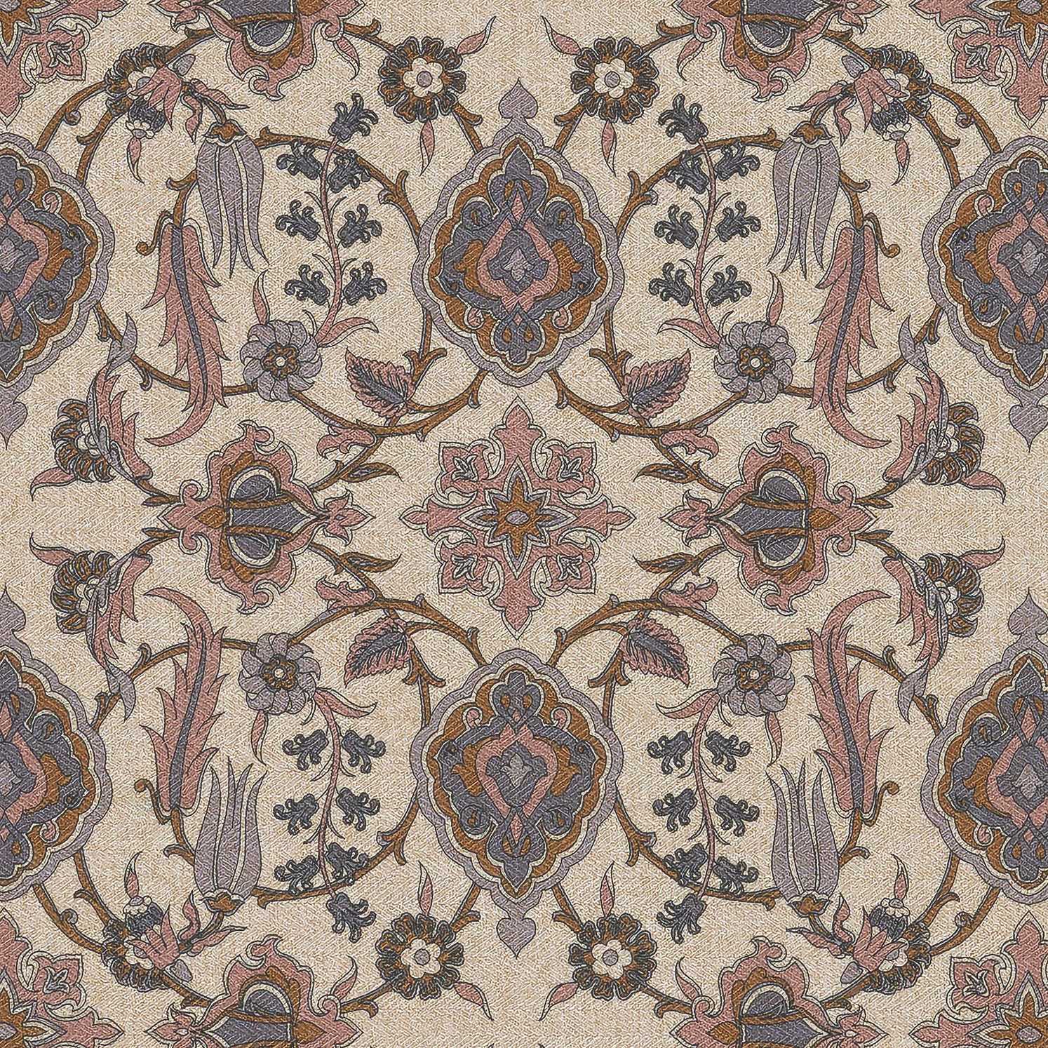 Tweed Blush Pink Oriental