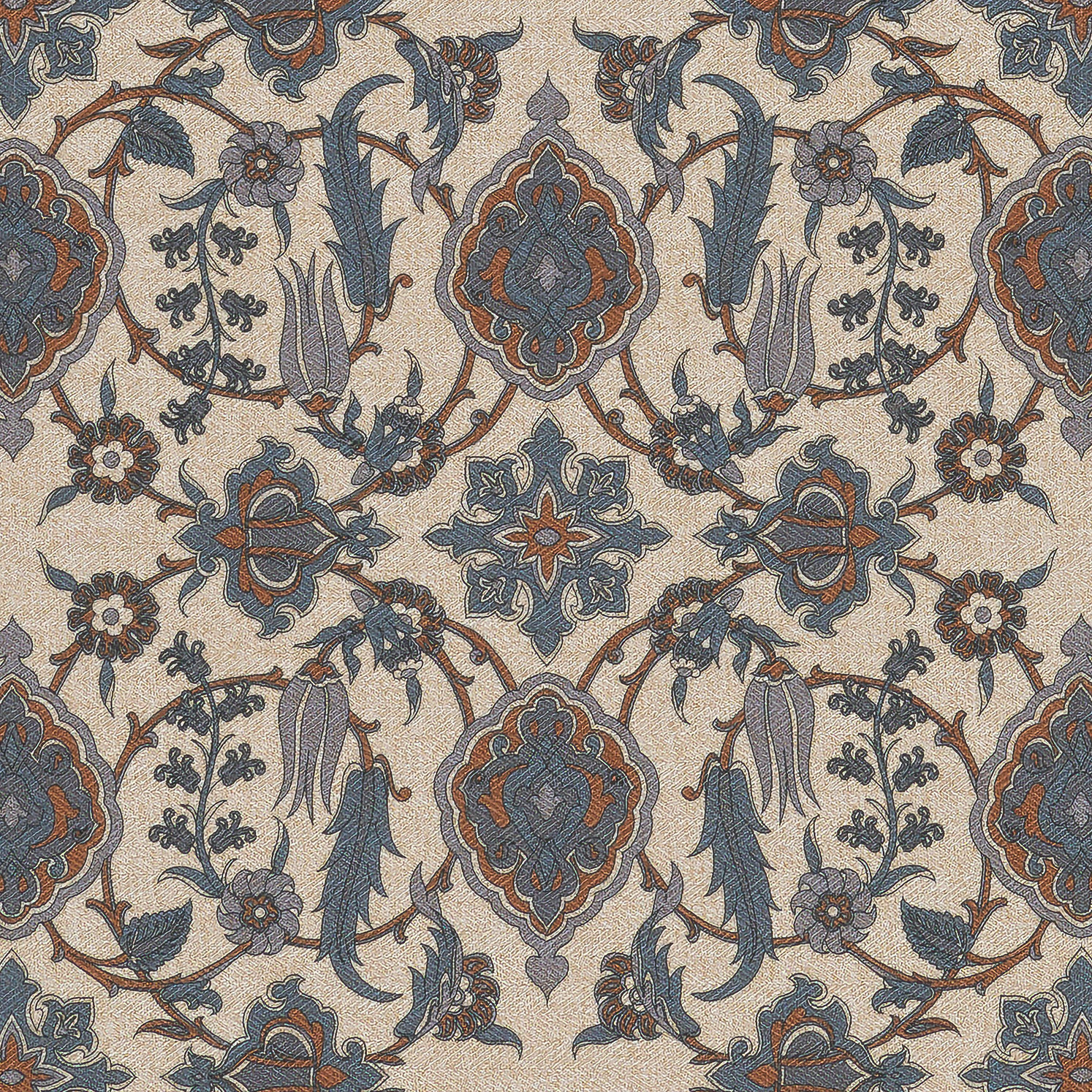 Tweed Duck Egg Blue Oriental